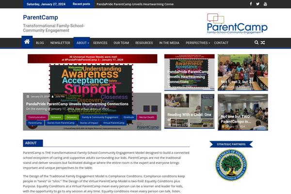 SuperMag theme site design template sample