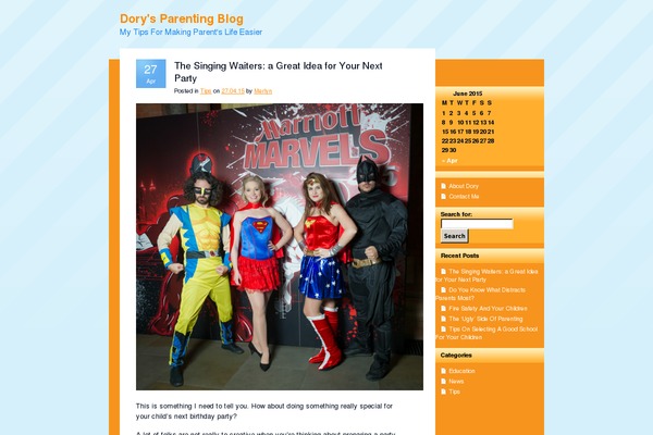Orangelight theme site design template sample