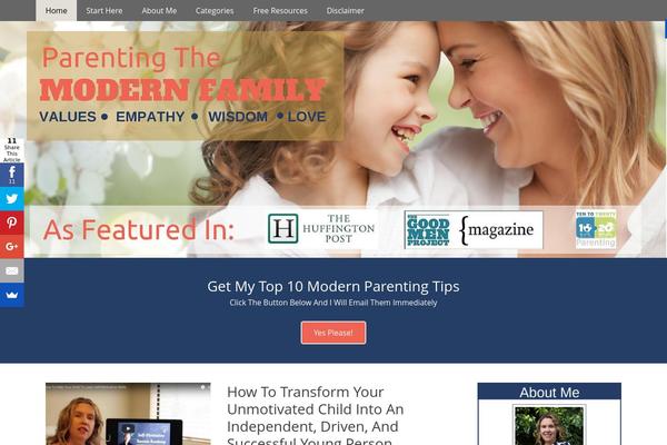 Divi theme site design template sample