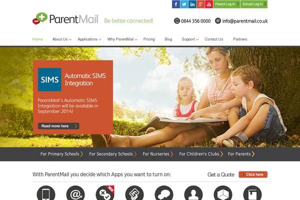 Site using Ubermenu plugin