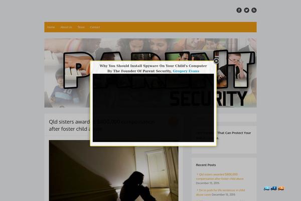 The Box theme site design template sample