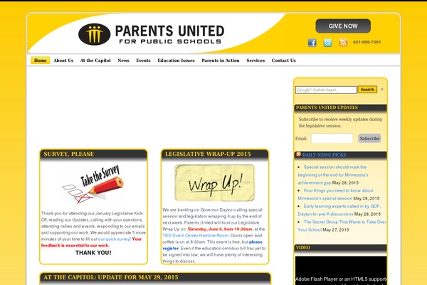 Site using Displet Pop plugin