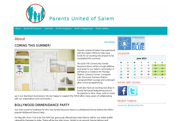 parentsunitedofsalem.org site used Simply Works Core