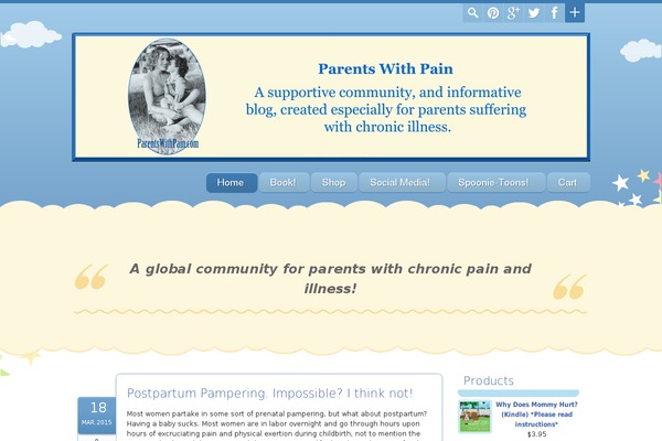 Happy Kids theme site design template sample