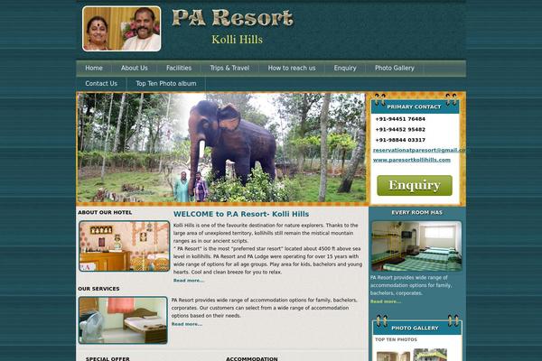 paresortkollihills.com site used Pak