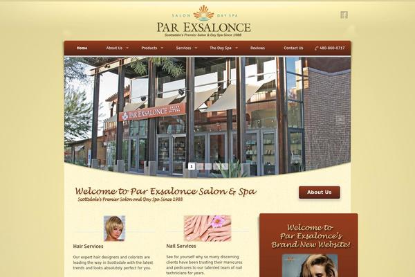 Wellness theme site design template sample