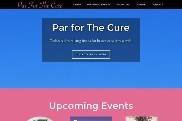 Parallax Pro theme site design template sample