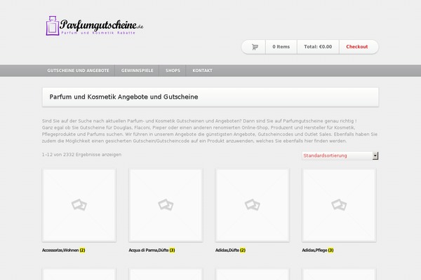 parfumgutscheine.de site used Shopaholic