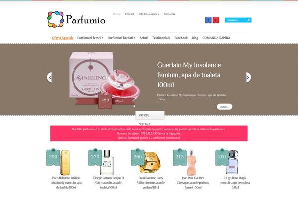 Boutique theme site design template sample