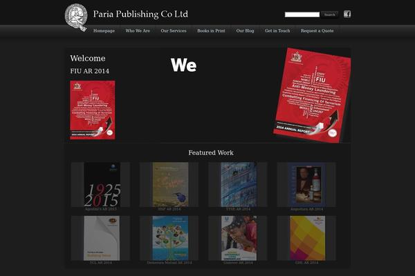 pariapublishing.com site used Paria-theme