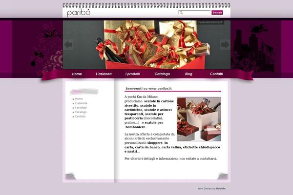 Site using Featured Content Gallery plugin