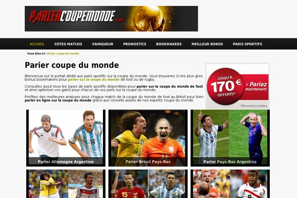 pariercoupemonde.com site used Zibox