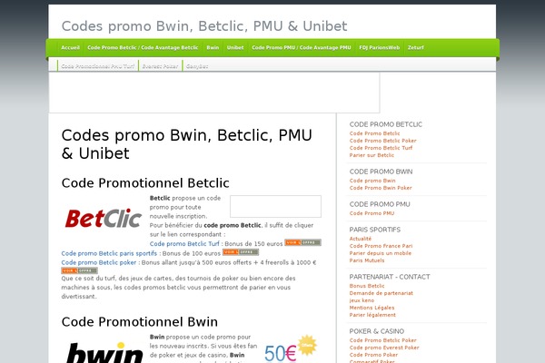 Site using EC Stars Rating plugin