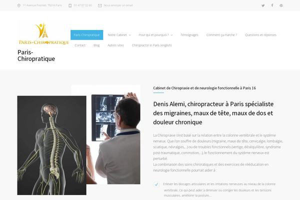 MediCenter theme site design template sample