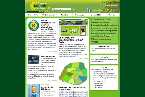 Site using Event post plugin