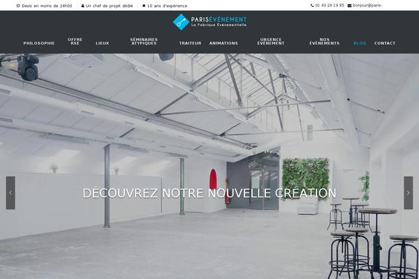 Arena theme site design template sample