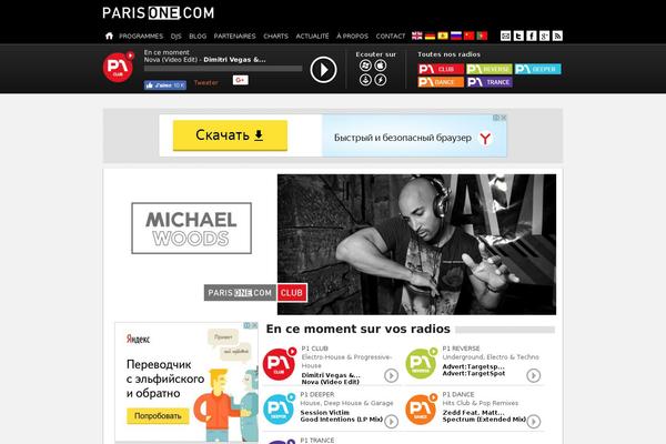 Reaction theme site design template sample