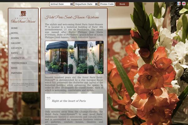 Flashlight theme site design template sample
