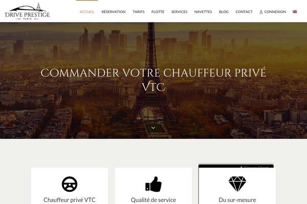 Jupiter Child theme site design template sample