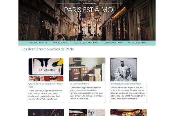Hathor theme site design template sample