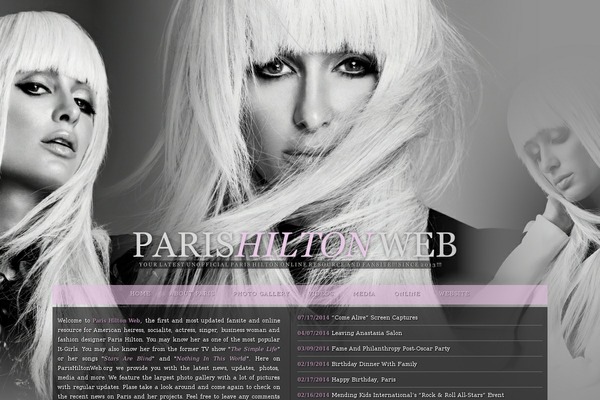 Three theme site design template sample