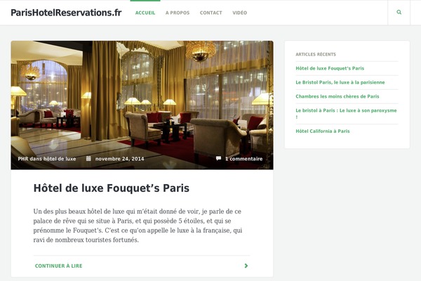 Readable theme site design template sample