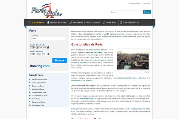 Site using Booking.com Official Search Box plugin