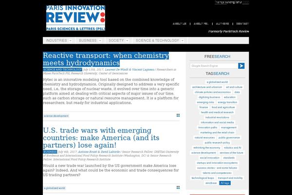 paristechreview.com site used Ptr