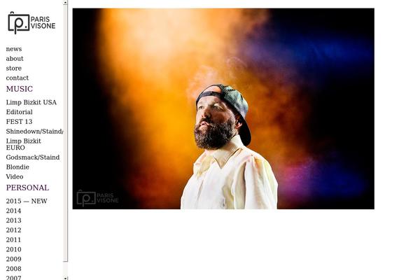 parisvisone.com site used Photographer_theme