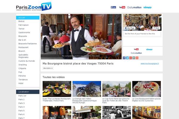 pariszoomtv.com site used Pztv
