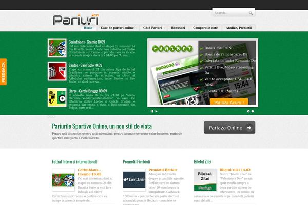 PureVISION theme site design template sample