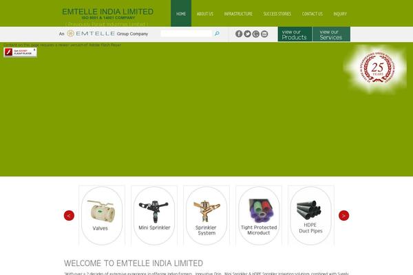 Site using Tiny Carousel Horizontal Slider plugin