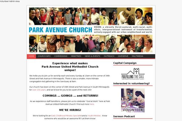 parkavechurch.org site used Parkave-special-theme