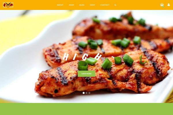 FoodFarm theme site design template sample