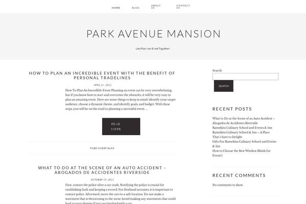 parkavenuemansion.com site used Brunch-pro-2.0.1