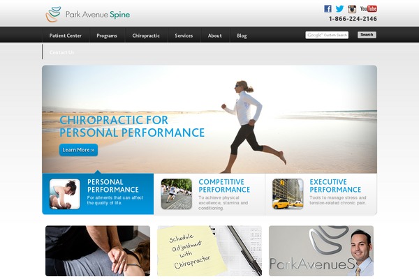 Pas theme site design template sample