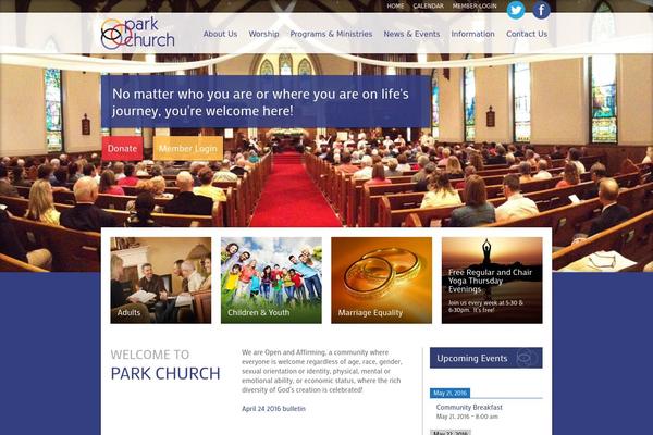 parkchurchgr.org site used Parkchurch
