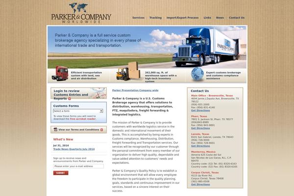 Pac theme site design template sample