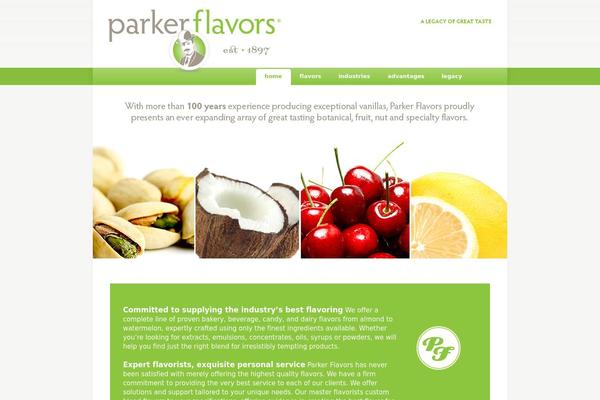 parkerflavors.com site used Parker-flavors