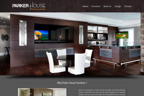 Thunder theme site design template sample