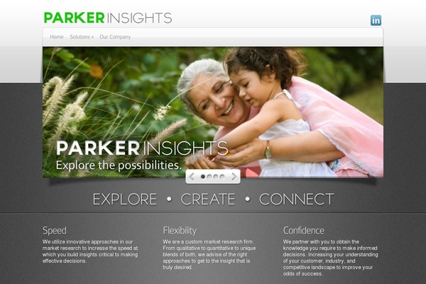 parkerinsights.com site used Deepfocus