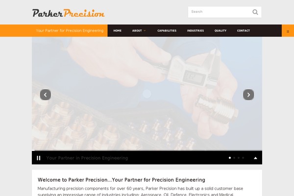 Infinity theme site design template sample