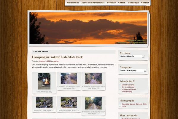 Adventure Journal theme site design template sample