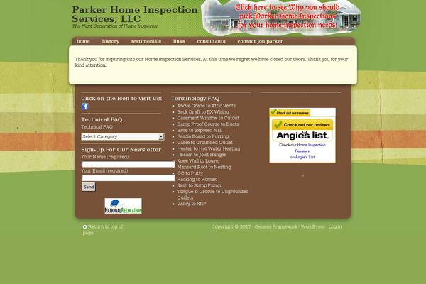 Site using Genesis Slider plugin