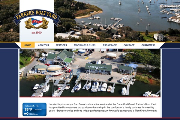 parkersboatyard.com site used Parkers