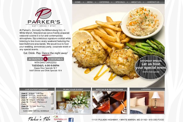 parkerseatdrinkstay.com site used Parkers-twentyeleven