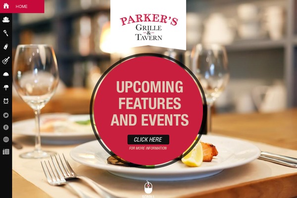 Parker theme site design template sample