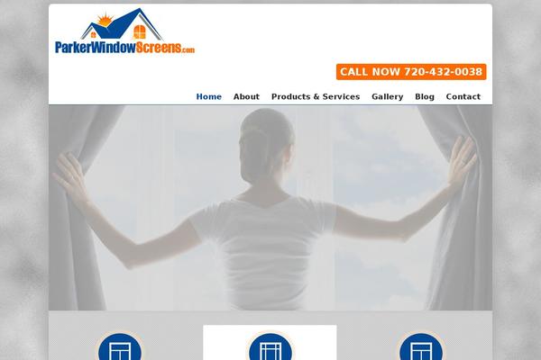 parkerwindowscreens.com site used Parkerwindowscreens