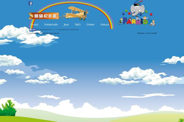 Roots theme site design template sample