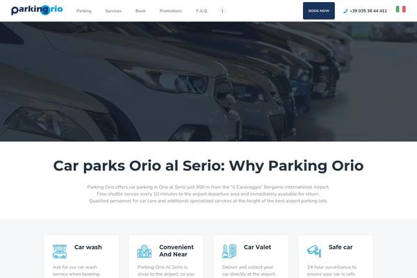 Parkivia theme site design template sample